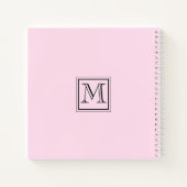 小さな大地を輝かせる |犬好きモノグラムグラムGlam ノートブック (裏面)