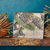 小さな大角笛の戦いの幕開け フォトプラーク (側面)