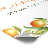 小さな天使がやってくるシャワーフェイバーの看板 ポスター (角)