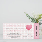 小さな天使がやってくる お知らせカード 招待状 (スタンド正面)