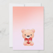 小さな天使がやってくる お知らせカード 招待状 (裏面)