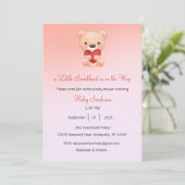 小さな天使がやってくる お知らせ招待状 招待状 (スタンド正面)