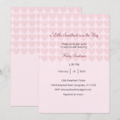 小さな天使がやってくる お知らせ 招待状 (正面/裏面)