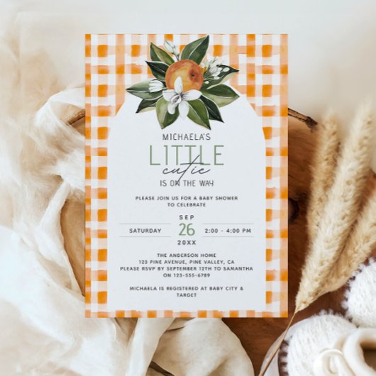 小さな天使がやってくる！シトラスベイビーシャワーのお知らせ 招待状