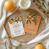 小さな天使がやってくる！ベイビーシャワーの招待状 招待状