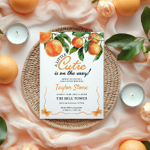 小さな天使がやってくる！ベイビーシャワーの招待状