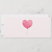 小さな天使がやってくる 招待状 (裏面)