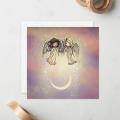 小さな天使のイラストカードセット ノートカード (正面/裏面インサイチュ)