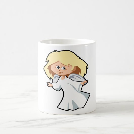 小さな天使の少女 コーヒーマグカップ (中央)