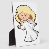 小さな天使の少女 フォトプラーク (側面)