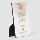 小さな天使の愛する人たちはもういないことを思い出して フォトプラーク (側面)