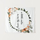 小さな天使の背景 小さな天使がやってくる タペストリー (正面(横))