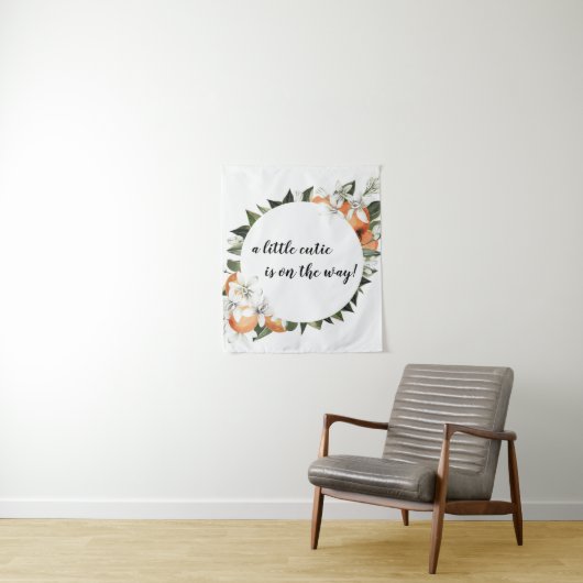 小さな天使の背景A Little Cutie がやってくる！ タペストリー (インサイチュ)