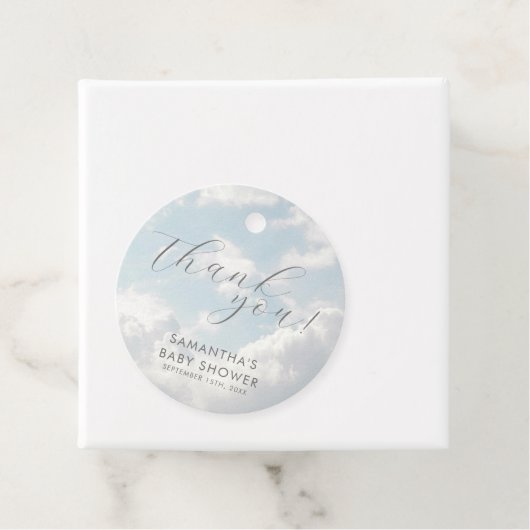 小さな天国の赤ちゃんシャワー夢見て フェイバータグ (インサイチュ)