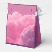 小さな天国ピンクパープルベビーシャワー フェイバーボックス (裏面サイド)