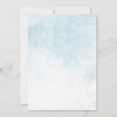 小さな天国ベイビーシャワー（男の子） 招待状 (裏面)