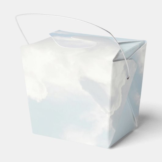 小さな天国雲の赤ちゃんシャワー フェイバーボックス (裏面サイド)