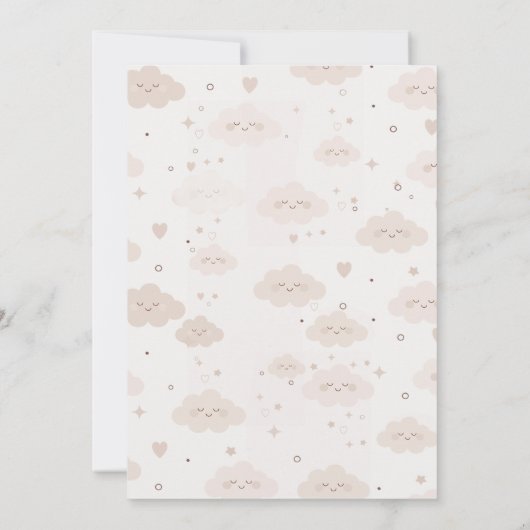 小さな天国 招待状 (裏面)