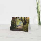 小さな天国-横向きグリーティングカード カード (正面)