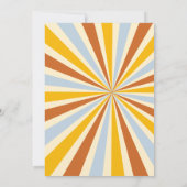 小さな太陽の光がもうすぐやってくる 招待状 (裏面)