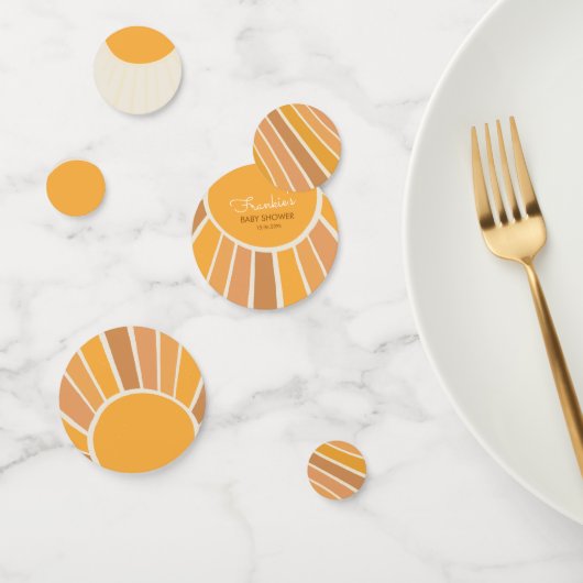 小さな太陽の光　ベイビーシャワー コンフェッティ (グループ)