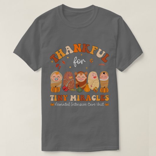 小さな奇跡に感謝Neonatal Thanksgiving N Tシャツ (デザイン正面)