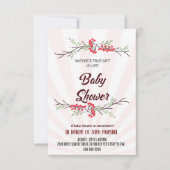 小さな奇跡の到来を祝って！ 招待状 (正面)