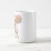小さな女の子おもしろいマグ コーヒーマグカップ (中央)