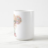 小さな女の子おもしろいマグ コーヒーマグカップ (中央)
