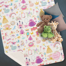 小さな女の子かわいらしプリンセス童話パターン