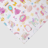 小さな女の子かわいらしプリンセス童話パターン 薄葉紙 (詳細)
