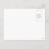 小さな女の子とクリスマスツリーヴィンテージはがき シーズンポストカード (裏面)