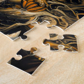 小さな女の子とフクロウ ジグソーパズル (側面)