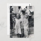 小さな女の子とモンスター4 ポストカード (正面/裏面)