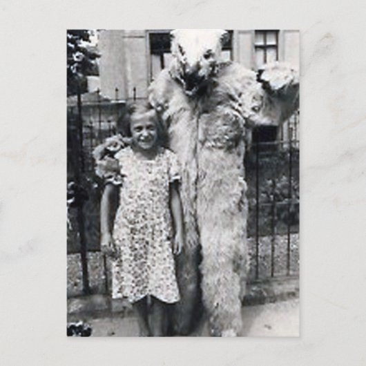 小さな女の子とモンスター4 ポストカード (正面)