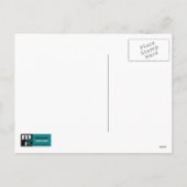 小さな女の子とリスカスタムル感謝祭 シーズンポストカード (裏面)