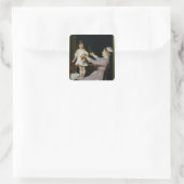 小さな女の子と人形と彼女のナース, 1896 スクエアシール (バッグ)