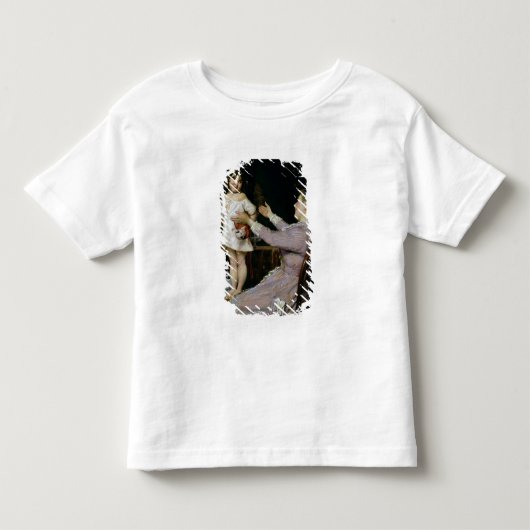 小さな女の子と人形と彼女のナース, 1896 トドラーTシャツ (正面)