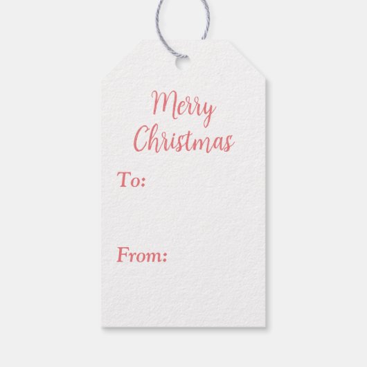 小さな女の子と彼女の馬の素朴クリスマス ギフトタグ (裏面)