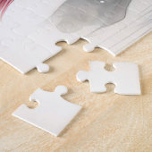 小さな女の子と彼女の馬の素朴クリスマス ジグソーパズル (側面)