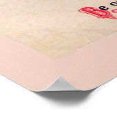 小さな女の子と花ポスター ポスター (角)