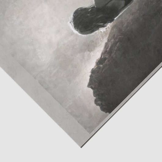 小さな女の子と花。美しい救数 薄葉紙 (詳細)