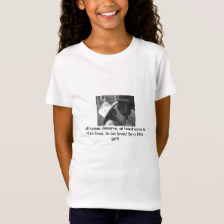 小さな女の子によって愛される Tシャツ