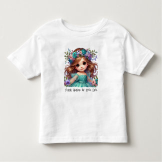 小さな女の子に感謝して トドラーTシャツ