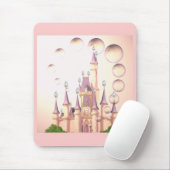 小さな女の子のプリンセスの城の誕生日の招待状 マウスパッド (マウス)