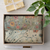 小さな女の子の庭の切り離し 薄葉紙 (ギフト)