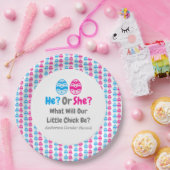 小さな女の子の性の明け ペーパープレート (パーティー)