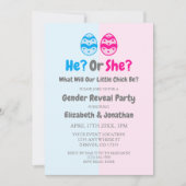 小さな女の子の性の明け 招待状 (正面)