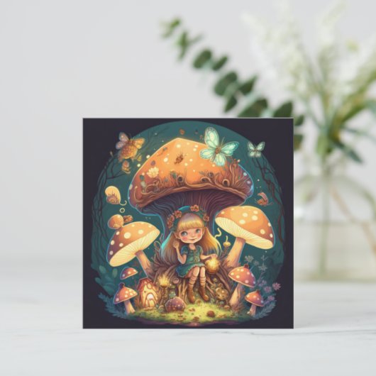 小さな女の子の葉 (スタンド正面)