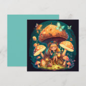 小さな女の子の葉 (正面/裏面)